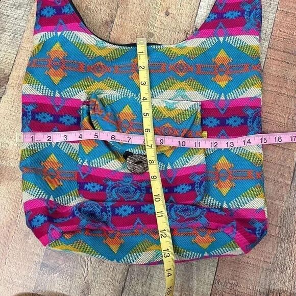 Rukuray Tribal Aztec Boho Crossbody Bag - Picture 3 of 9